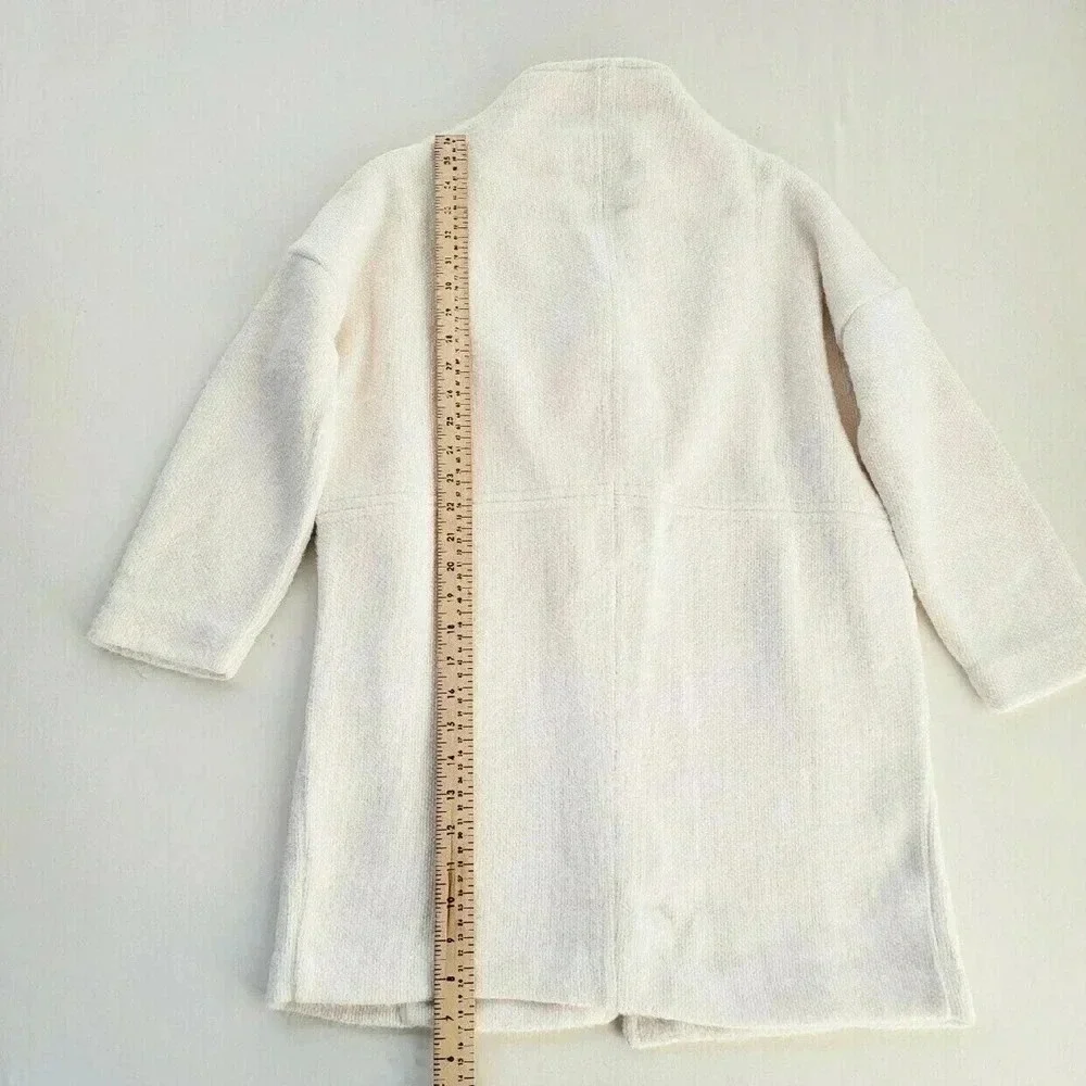 Banana Republic Eyelash Cardigan Women XS Petite Ivory NWT Heavyweight Soft Knit